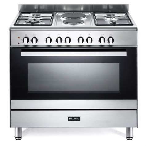 combined gas and electric cooker